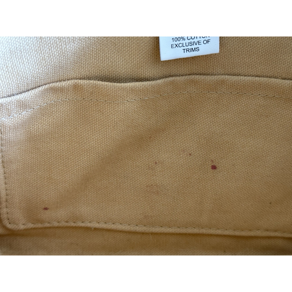 SHIRALEAH Chicago Jute/Cotton Crescent Burlap Blue/Tan Clutch Bag Vacation Beach - Picture 8 of 14